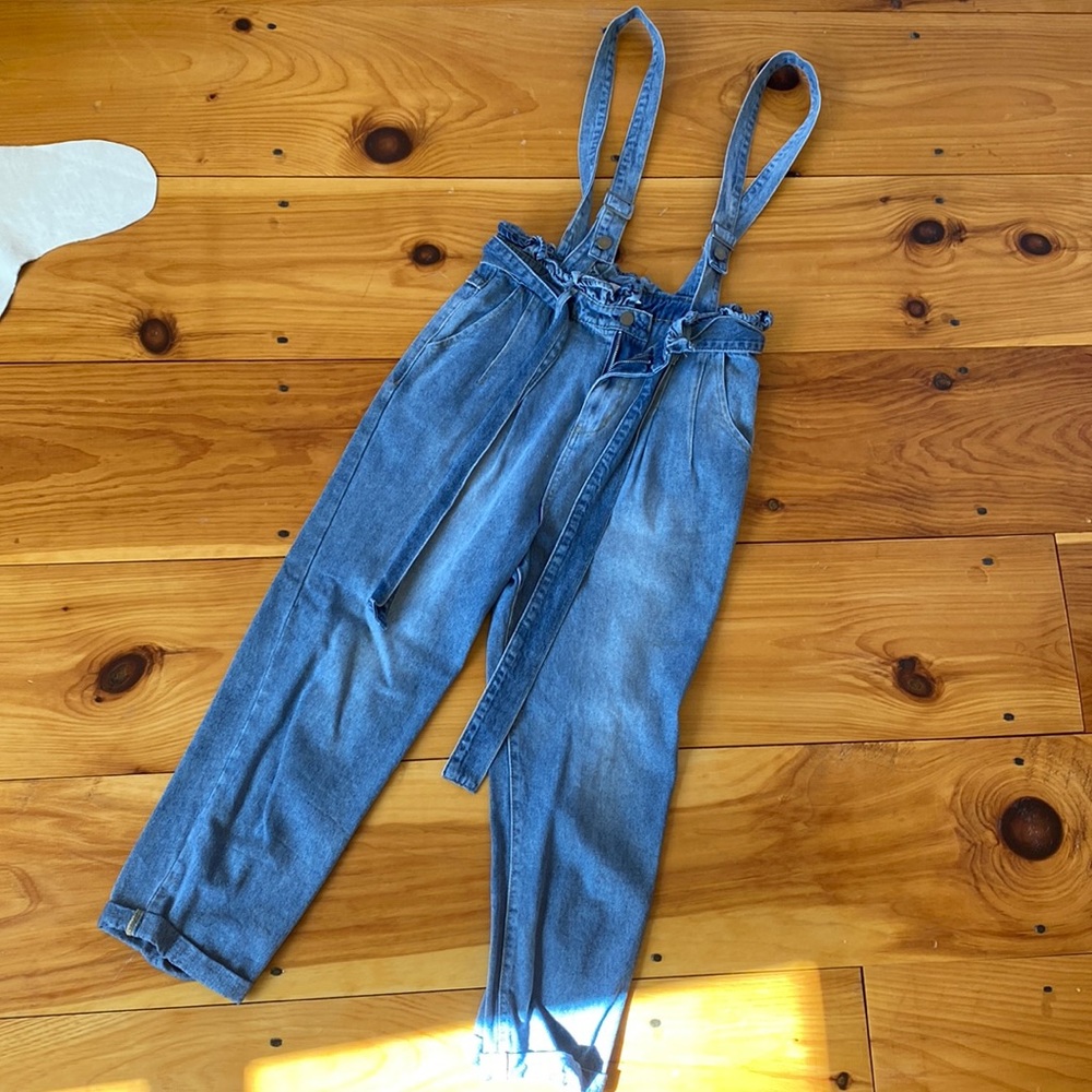 Denim overalls